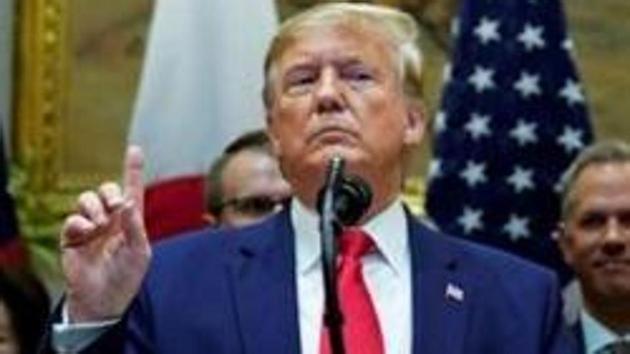 Donald Trump pitched hosting the 2020 G-7 summit at Trump National Doral at this year’s August gathering of leaders in Biarritz, France. (Reuters Photo) Donald Trump pitched hosting the 2020 G-7 summit at Trump National Doral at this year’s August gathering of leaders in Biarritz, France. (Reuters Photo)