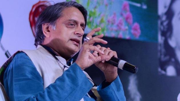 Shashi Tharoor moved an application in a Delhi court on Thursday seeking the tweets from the twitter handle of Sunanda Pushkar.(Milind Saurkar/HT Photo)