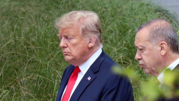 U.S. President Donald Trump wrote a strongly worded letter to Turkish President Tayyip Erdogan asking him ‘not to be a fool’. (REUTERS) U.S. President Donald Trump wrote a strongly worded letter to Turkish President Tayyip Erdogan asking him ‘not to be a fool’. (REUTERS)