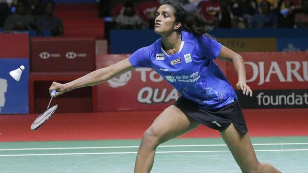 A file photo of PV Sindhu.(AP)