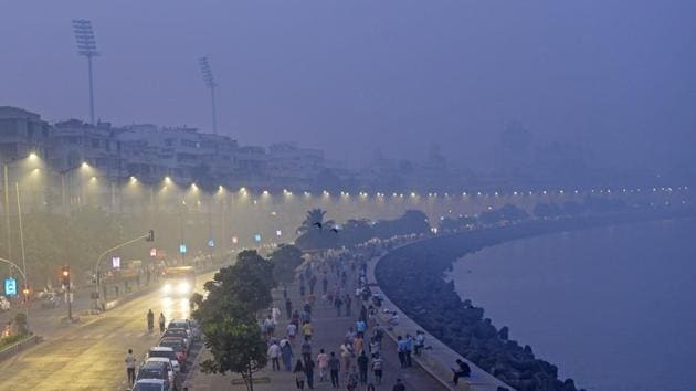 Warming oceans could put India’s costal cities such as Mumbai at risk(Satyabrata Tripathy/HT Photo)