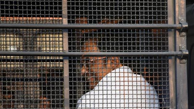Senior Congress leader and former finance minister P Chidambaram after being produced in the Rouse Avenue Court in connection with the INX Media corruption case, in New Delhi earlier last month. (PTI) Senior Congress leader and former finance minister P Chidambaram after being produced in the Rouse Avenue Court in connection with the INX Media corruption case, in New Delhi earlier last month. (PTI)