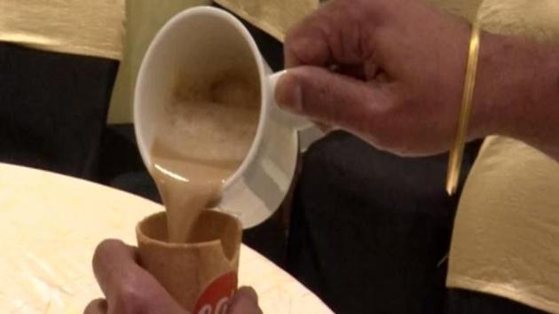 Eat Cup does not alter the taste of the contents, the company claims. (Twitter/@ANI) Eat Cup does not alter the taste of the contents, the company claims. (Twitter/@ANI)
