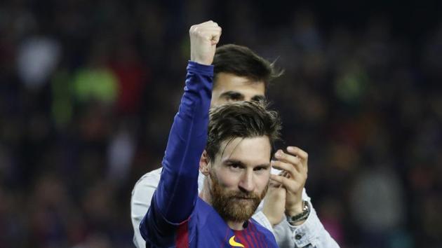 File image of Lionel Messi in action during El Clasico.(AP)