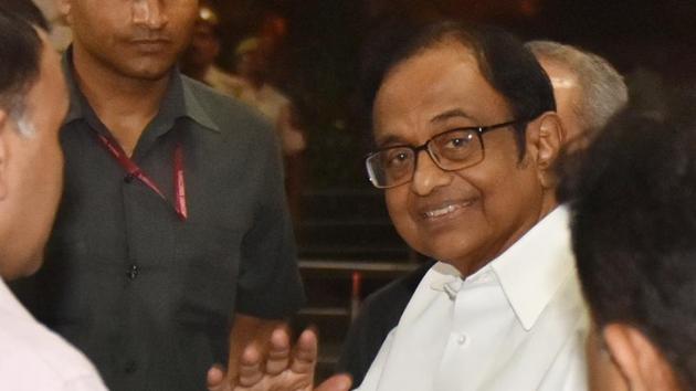 Former finance minister P Chidambaram (Sanchit Khanna/HT PHOTO) Former finance minister P Chidambaram (Sanchit Khanna/HT PHOTO)