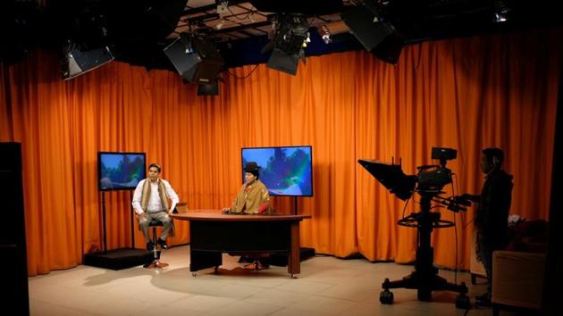 Journalist Sonia Quispe presents the news show Yatiyawi. It is the first news show spoken in Aymaran broadcast internationally. “In these 13 years of Morales government I believe the most humble people have benefited, the farmers that live off the land,” she said, adding that while Evo wasn’t perfect, only he could keep driving the process of change in the country. “There are many problems and issues to be fixed but I believe in him.” (Manuel Seoane / REUTERS)