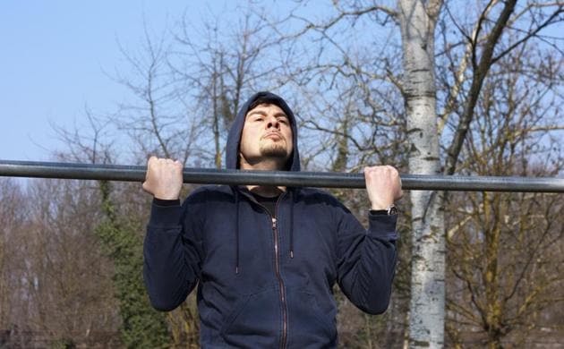 One needs to focus on getting strong on big exercises like chin ups, rows, bench presses before improving the biceps(Shutterstock)