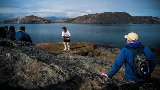 But they are not alone in taking an interest in the world’s largest island. The Danish territory’s rich natural resources and growing strategic importance as the Arctic ice sheet melts have attracted the attention of US President Donald Trump. The Arctic region has untapped reserves of oil, gas and minerals, as well as abundant stocks of fish and shrimp. (Jonathan Nackstrand / AFP)