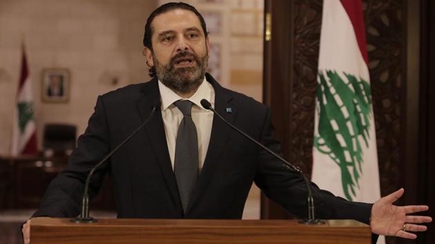 Lebanese Prime Minister Saad Hariri speaks during an address to the nation, in Beirut. The steps needed to fix the national finances have long proven elusive. Sectarian politicians, many of them civil war militia leaders, have long used state resources for their own political benefit and are reluctant to cede prerogatives. The crisis has been compounded by a slowdown in capital flows to Lebanon, which has depended on remittances from its diaspora to meet financing needs. (Hassan Ammar / AP)