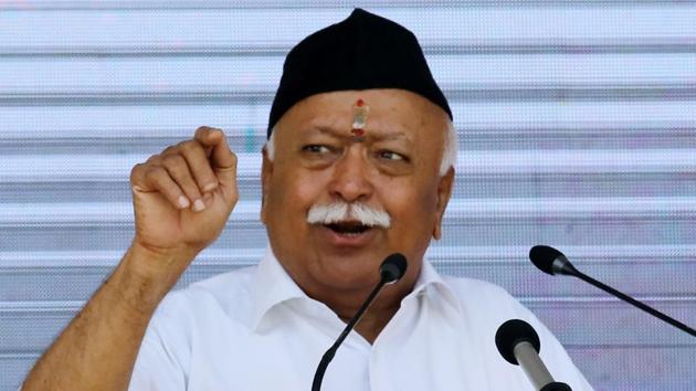 RSS chief Mohan Bhagwat (Sunny Shende/ HT) RSS chief Mohan Bhagwat (Sunny Shende/ HT)