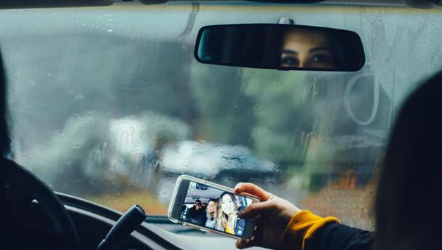 Snapchat has emerged as the biggest culprit, with researchers now reporting that one in six young people use the photo-sharing app while driving.(Unsplash)