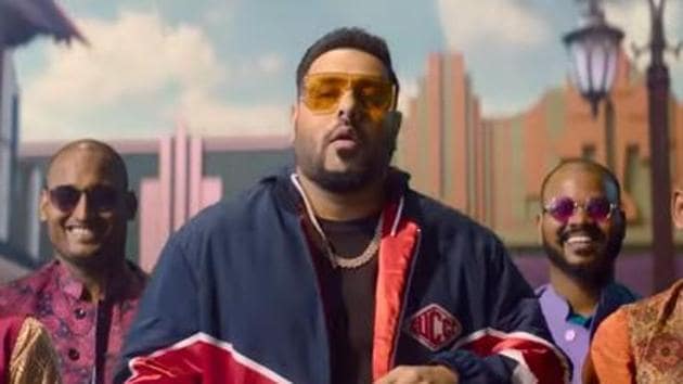 Badshah in a still from the Don’t Be Shy music video.