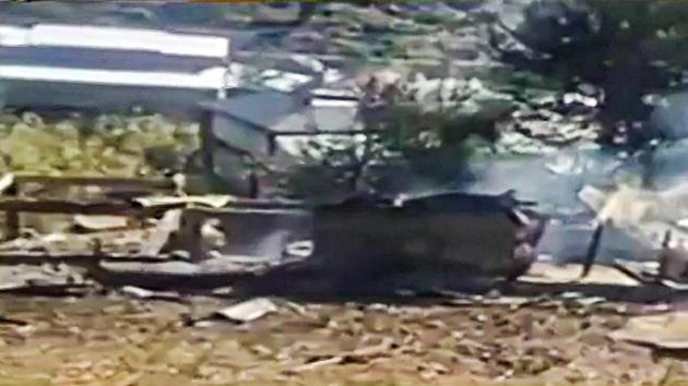 In a counter-offensive after Pakistan's unprovoked firing, the Indian Army carried out heavy artillery strikes targeting three terror launch pads and several Pakistani military positions, killing 6-10 of their soldiers and as many terrorists, according to Army Chief Bipin Rawat, in Neelam Valley in PoK, Sunday. (PTI/Videograb) In a counter-offensive after Pakistan's unprovoked firing, the Indian Army carried out heavy artillery strikes targeting three terror launch pads and several Pakistani military positions, killing 6-10 of their soldiers and as many terrorists, according to Army Chief Bipin Rawat, in Neelam Valley in PoK, Sunday. (PTI/Videograb)