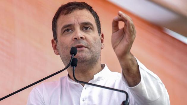 Congress leader Rahul Gandhi(PTI file photo)