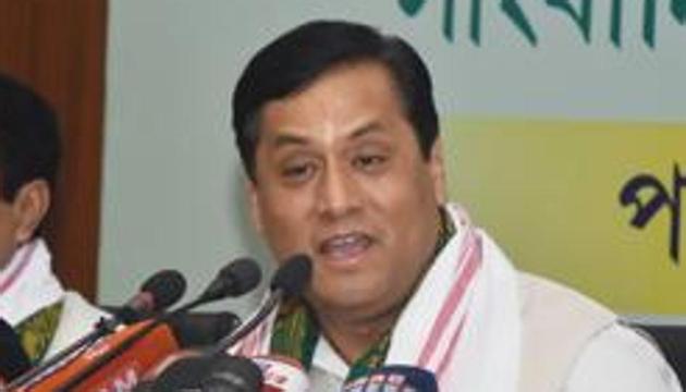 Assam Chief Minister Sarbananda Sonowal has offered legal help to the family of a man who was declared a foreigner and who died at the Guwahati Medical College on October 13. His family has refused to accept his body until he is declared an Indian.(HT FILE PHOTO)