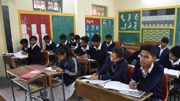 Model schools in 5 districts of Rajasthan to ensure safe environment for children. (Representational image) (Sanchit Khanna/HT PHOTO) Model schools in 5 districts of Rajasthan to ensure safe environment for children. (Representational image) (Sanchit Khanna/HT PHOTO)
