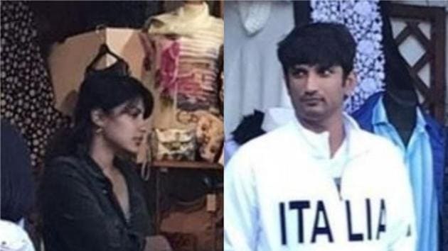 Sushant Singh Rajput and Rhea Chakraborty spotted in Italy. (Instagram) Sushant Singh Rajput and Rhea Chakraborty spotted in Italy. (Instagram)