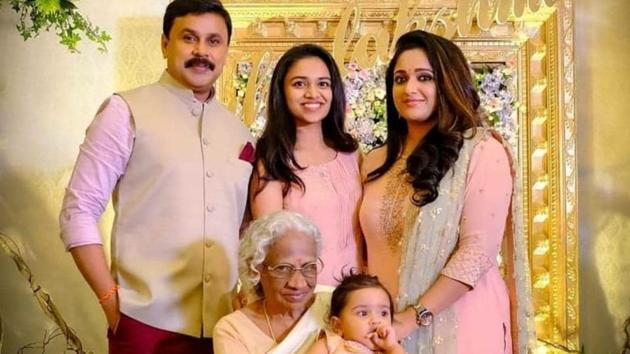 Dileep and Kavya Madhavan welcomed their daughter in October last year.(Instagram)