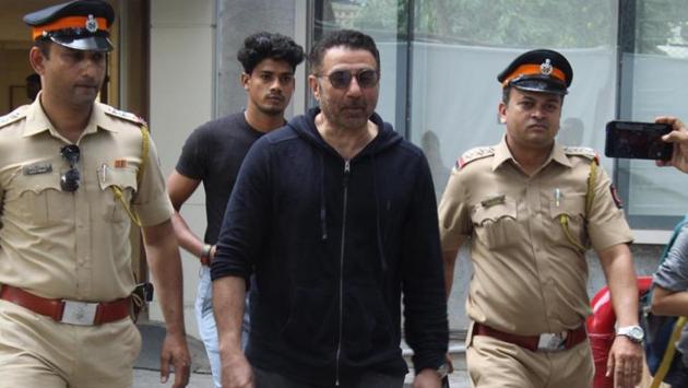 Sunny Deol arrives to vote.