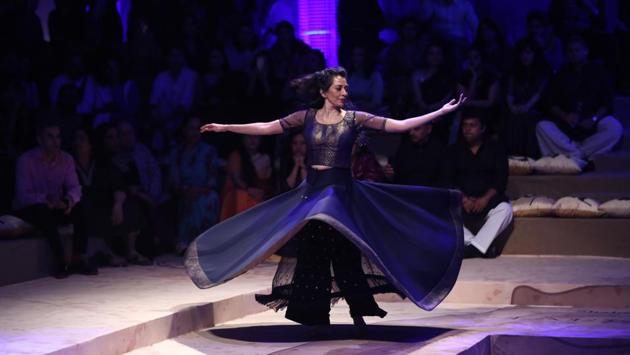 According to Mrs. Lal, Sindhu is not just a celebration of shared culture, but also a tribute to the nomadic groups, travellers, traders, innovators, patrons, lovers, artisans, so many who were intermediaries of a multitude of ideas and innovations from one place to another; the Banjaras, Rabaris, Kutchis, gypsy tribes like the Romani and numerous others with intermingled stories, that have enriched our culture and rendered our heritage unparalleled. (Rajesh Kashyap / HT Photo)