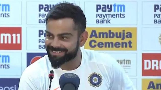 Indian captain Virat Kohli speaks at the post match press conference after India beat South Africa at Ranchi.(BCCI/Twitter)