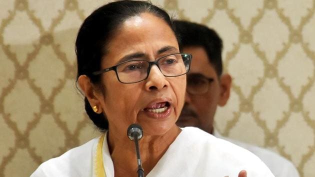 West Bengal chief minister Mamata Banerjee on Tuesday said that her government would not allow building detention camps in the state to house those who would be excluded from Indian citizenship.(ANI Photo)