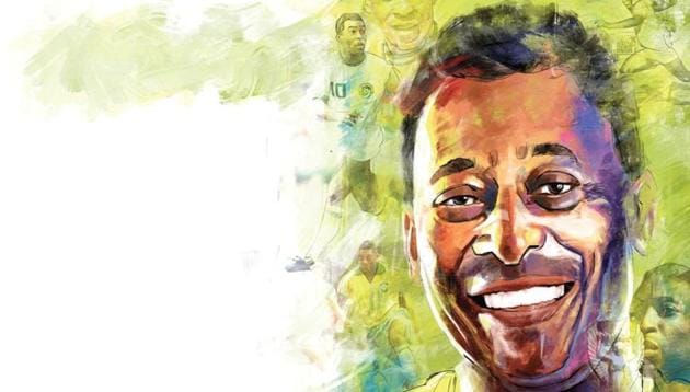 CARD PELE 2019 BRAZIL - THE KING OF FOOTBALL