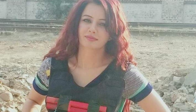 Pakistani singer Rabi Pirzada was massively trolled by Twitter users for posting a picture wearing what appeared to be a suicide vest (Rabi Pirzada/Twitter) Pakistani singer Rabi Pirzada was massively trolled by Twitter users for posting a picture wearing what appeared to be a suicide vest (Rabi Pirzada/Twitter)