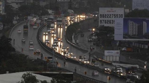 Mumbai continued to receive post-monsoon showers on Tuesday. (Representative image) (HT Photo) Mumbai continued to receive post-monsoon showers on Tuesday. (Representative image) (HT Photo)