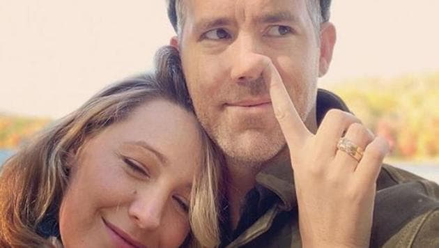 Blake Lively Wishes Husband Ryan Reynolds A Happy Birthday By Sticking Finger Up His Nose See