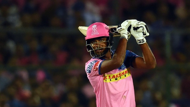 Sanju Samson in an IPL match(IPL)