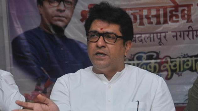 Though the MNS did not contest the 2019 national elections, Raj Thackeray campaigned extensively against the Bharatiya Janata Party (BJP) across the state.(HT FILE PHOTO)