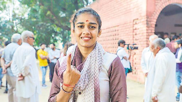 Wrestler and BJP's candidate Babita Phogat lost from Haryana’s Dadri seat.(PTI file photo)