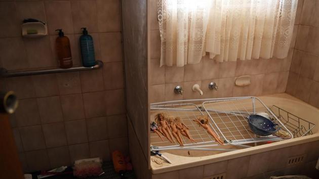 The Barbie dolls Patricia Doyle’s granddaughter wait in the bathroom to be cleaned at her home. “That was our food source, the river, our water source. That was our livelihood,” said the Aboriginal elder Patricia Doyle, in her backyard piled with flotsam discovered in the now-exposed riverbed. (REUTERS) The Barbie dolls Patricia Doyle’s granddaughter wait in the bathroom to be cleaned at her home. “That was our food source, the river, our water source. That was our livelihood,” said the Aboriginal elder Patricia Doyle, in her backyard piled with flotsam discovered in the now-exposed riverbed. (REUTERS)