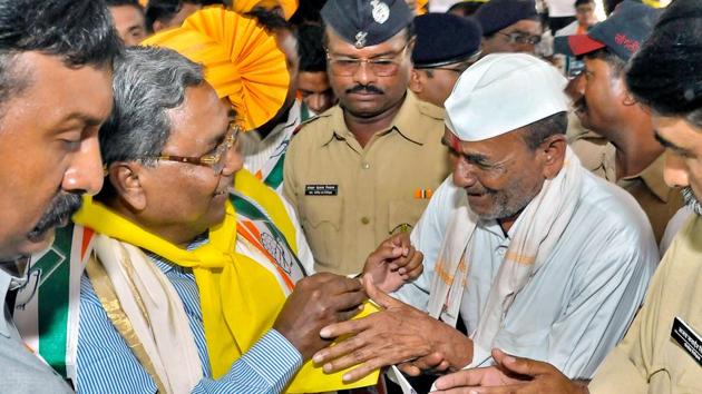 Karnataka former CM Siddaramaiah warned defectors that they could be in a similar situation that currently NCP, Congress turncoats find themselves today in Haryana and Maharashtra. (PTI) Karnataka former CM Siddaramaiah warned defectors that they could be in a similar situation that currently NCP, Congress turncoats find themselves today in Haryana and Maharashtra. (PTI)