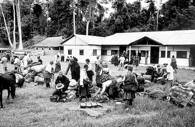 Tibetan refugees at Missamari Camp in May 1959. Freda Bedi coordinated India’s measures to help the refugees.(The LIFE Picture Collection via Getty) Tibetan refugees at Missamari Camp in May 1959. Freda Bedi coordinated India’s measures to help the refugees.(The LIFE Picture Collection via Getty)