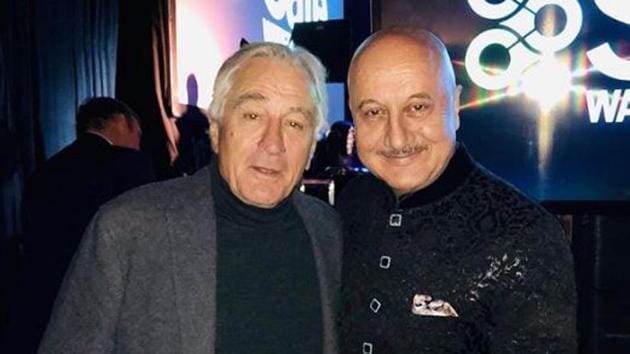 Anupam Kher and Robert De Niro worked together in Silver Linings Playbook.