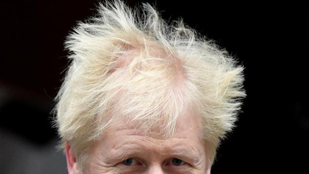 Britain’s Prime Minister Boris Johnson is seen at Downing Street in London, England. (Toby Melville / REUTERS)