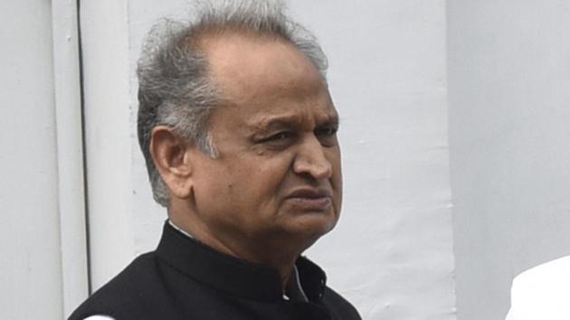 Rajasthan Chief Minister Ashok Gehlot said the election results in Haryana and Maharashtra have shown the mirror to BJP and Prime Minister Narendra Modi.(HT PHOTO)