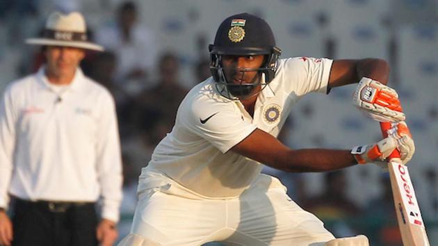 Ravichandran Ashwin of India bats during a test match(Photo by: Deepak Malik/ BCCI/ SPORTZPICS)