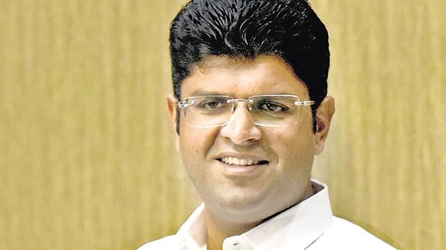 Jannayak Janta Party leader Dushyant Singh Chautala(Sushil Kumar/HT File)