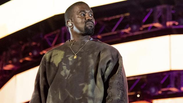This April 20, 2019 file photo shows Kanye West performing at the Coachella Music & Arts Festival in Indio.(Amy Harris/Invision/AP)