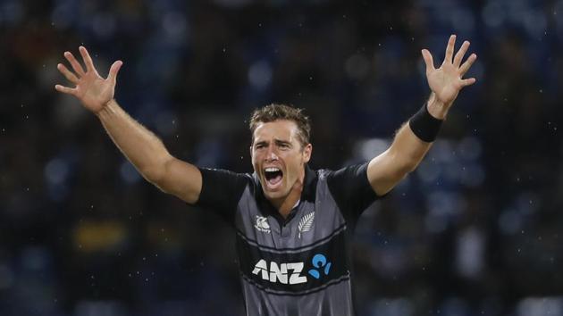 New Zealand's Tim Southee.(AP) New Zealand's Tim Southee.(AP)