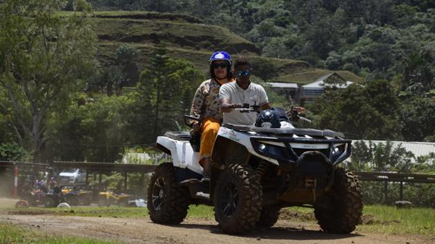 Incase you don’t feel like riding the bike, you can still enjoy the experience with one of the trainers taking you through the entire course. 
