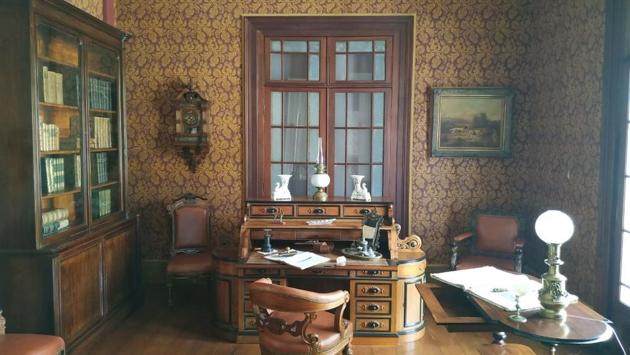 The Château de Labourdonnais is a restored Victorian mansion, surrounded by beautiful orchards.  (HT Photo/Kabir Singh Bhandari) 