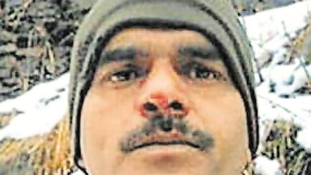 Tej Bahadur, part of the BSF’s 29th Battalion, had posted a video on social media showing poor food arrangements at his camp on the border. (Facebook/Tej Bahadur Yadav) Tej Bahadur, part of the BSF’s 29th Battalion, had posted a video on social media showing poor food arrangements at his camp on the border. (Facebook/Tej Bahadur Yadav)