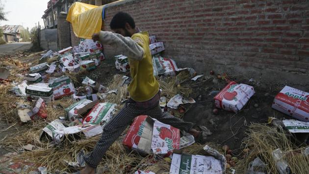 Ilyas, 45, and his helper Zahid Meo were slain by terrorist in Kashmir’s Shopian district as they were returning with a truckload of apples after having offloaded the milk supply for the Army personnel in Shopian. (AP) Ilyas, 45, and his helper Zahid Meo were slain by terrorist in Kashmir’s Shopian district as they were returning with a truckload of apples after having offloaded the milk supply for the Army personnel in Shopian. (AP)