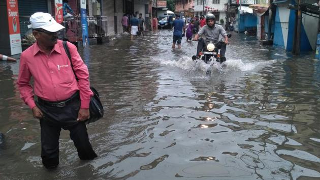 A scene from the worst-hit area in Ernakulam.(HT file photo) A scene from the worst-hit area in Ernakulam.(HT file photo)