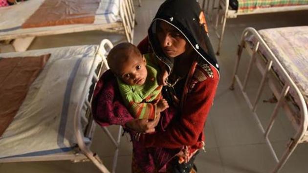 The Poshan Abhiyaan, has prompted the ministry of women and child development (WCD) to ask laggard states to accelerate the scheme’s execution and utilize the funds allocated to them. (Representative Image) (Virendra Singh Gosain/HT PHOTO) The Poshan Abhiyaan, has prompted the ministry of women and child development (WCD) to ask laggard states to accelerate the scheme’s execution and utilize the funds allocated to them. (Representative Image) (Virendra Singh Gosain/HT PHOTO)