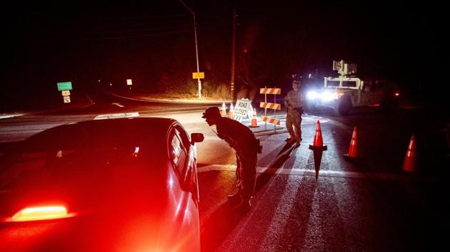 An estimated 180,000 people were under mandatory evacuation orders, including in parts of Santa Rosa and a large swath of Sonoma County all the way to the Pacific Ocean. (AP Photo) An estimated 180,000 people were under mandatory evacuation orders, including in parts of Santa Rosa and a large swath of Sonoma County all the way to the Pacific Ocean. (AP Photo)